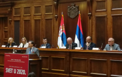 11 December 2019 National Assembly Deputy Speaker Prof. Dr Vladimir Marinkovic speaks at the opening of conference “The World in 2020”